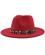 Load image into Gallery viewer, Stylish Leopard Belt Hat
