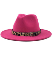 Load image into Gallery viewer, Stylish Leopard Belt Hat
